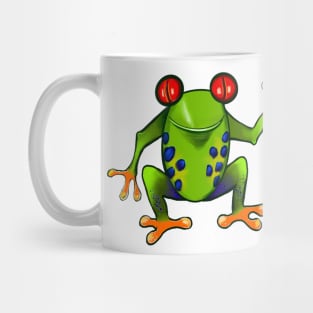 Red eyed tree Frog Froggy toad toads Frogs for Frog lovers Mug